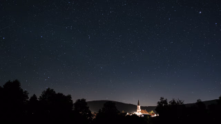 Der Nachthimmel über Wüstenhagen / Rhön