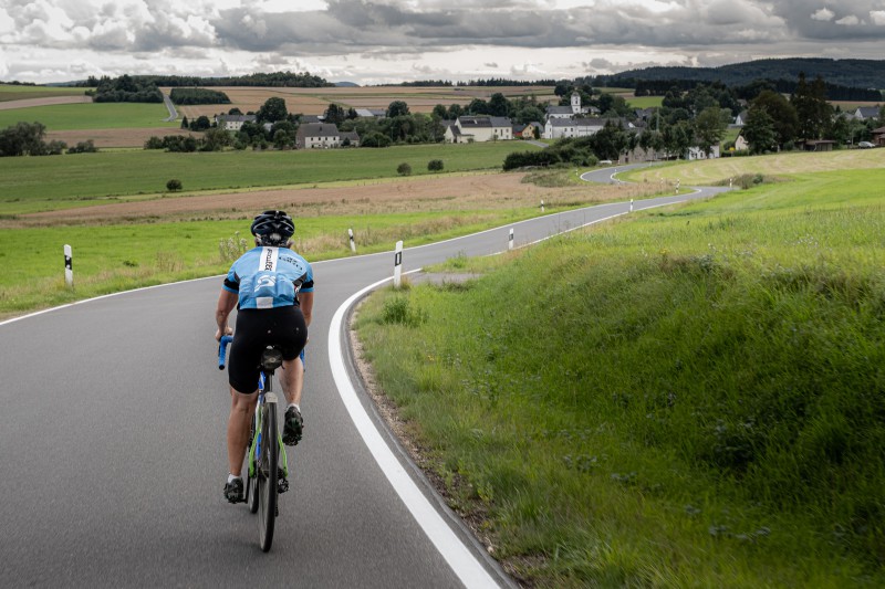 Abfahrt nach Auel / Eifel.