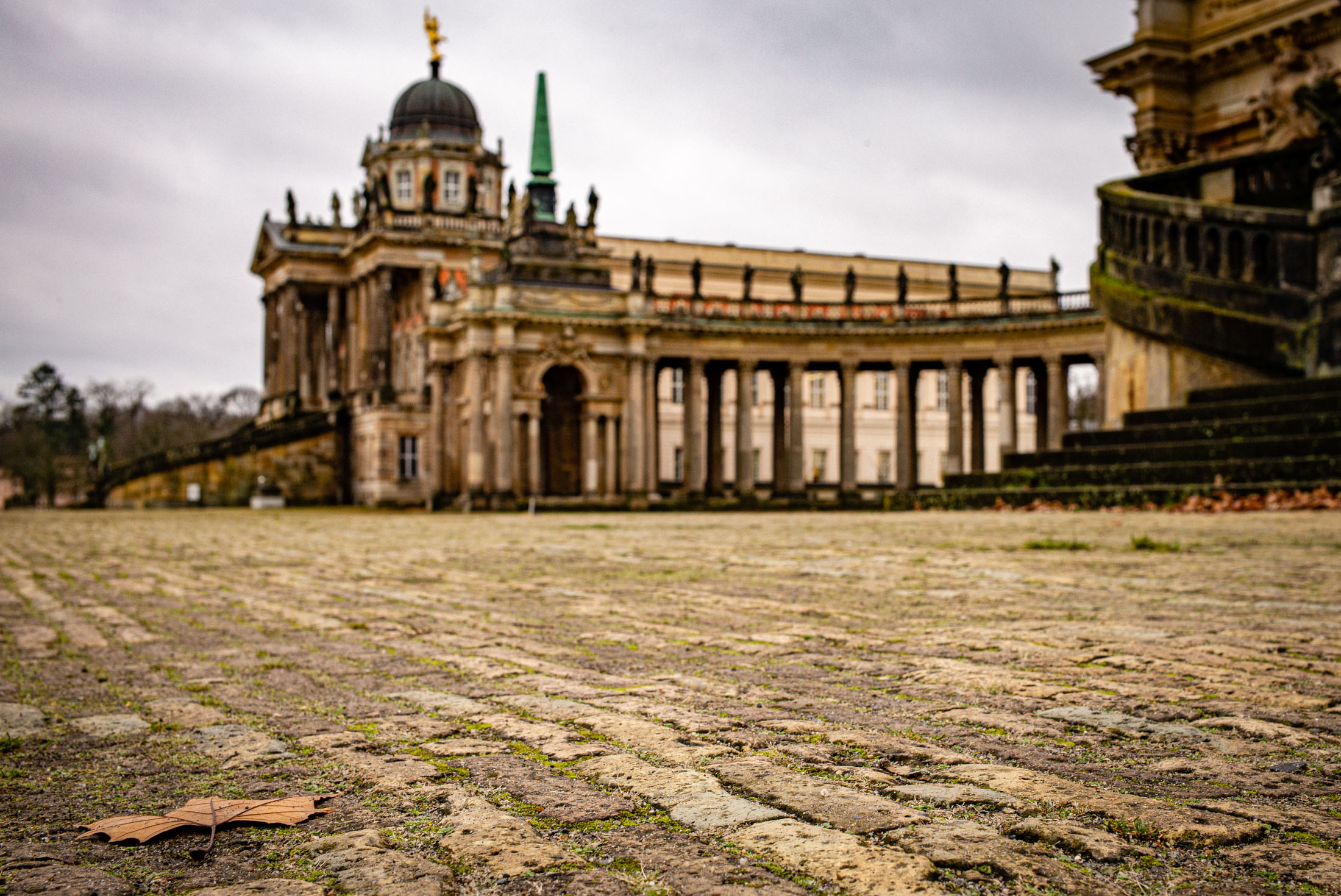 Kollonaden vor dem Neuen Palais